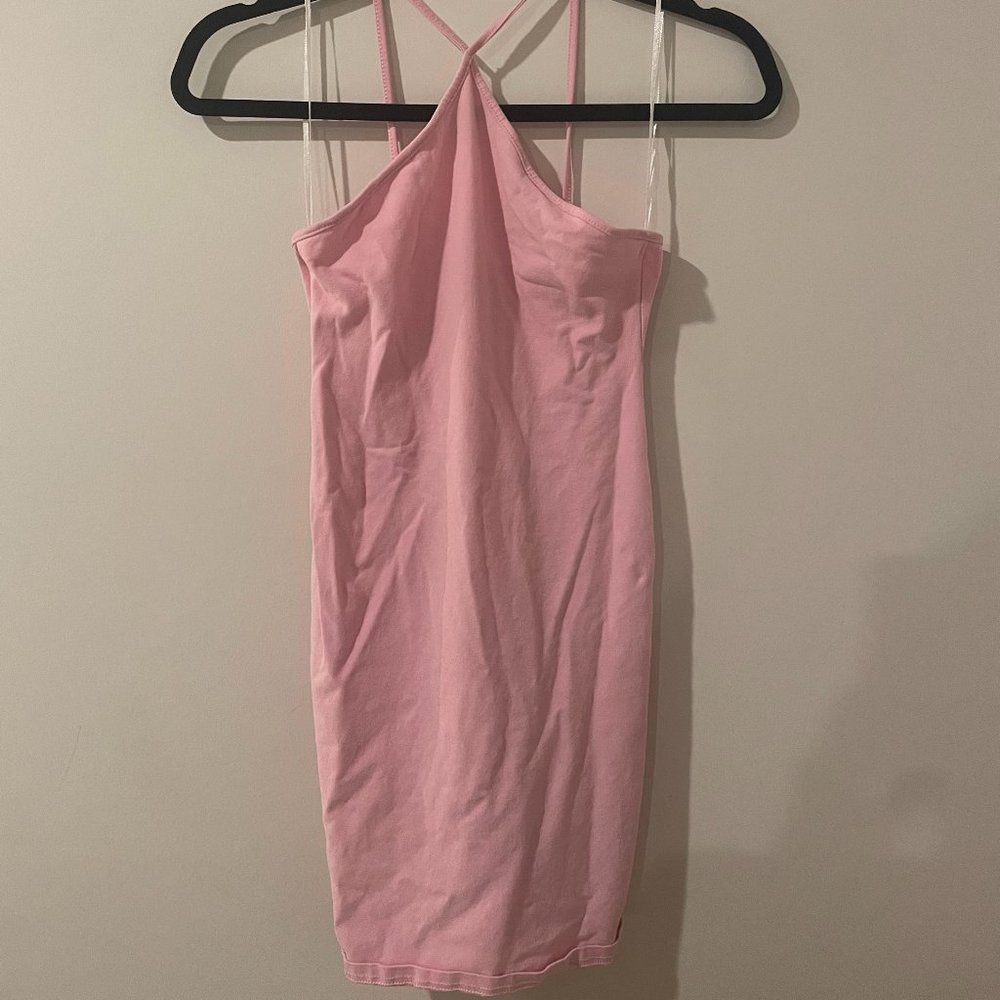 H&M Divided Barbie Pink Bodycon Dress